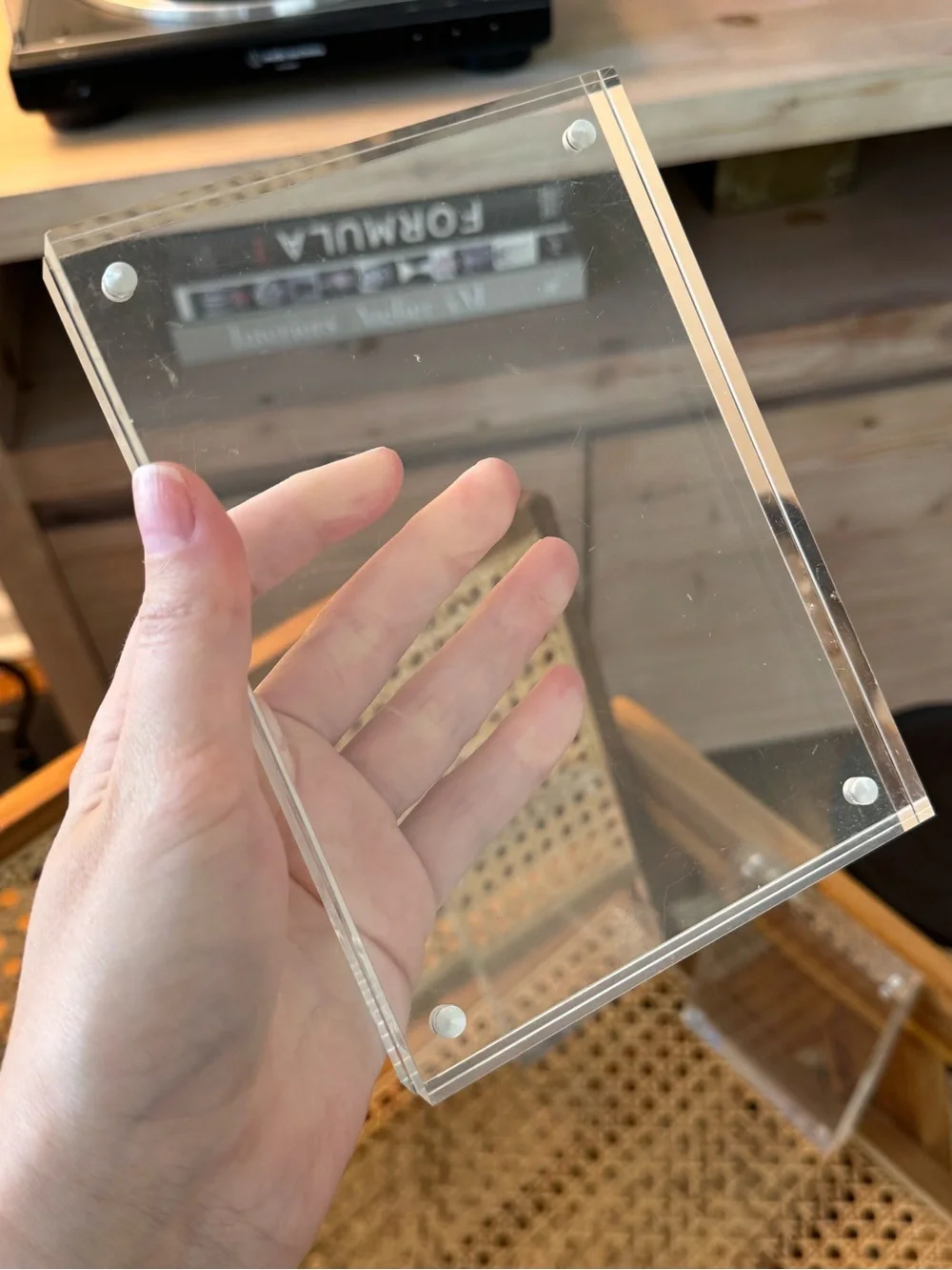 Set of 3 Acrylic 5x7 Picture Frames